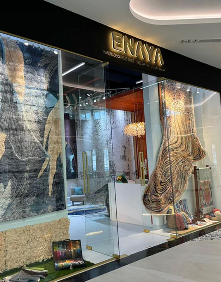 Enaya Rugs Retail Store - Art of Living Mall - Dubai