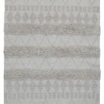 100% Cotton | Contemporary Off-white Handwoven Carpet