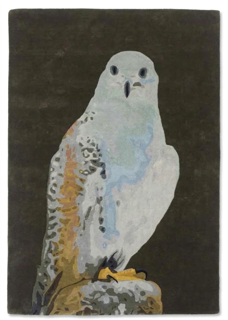 Portrait Off white Hand tufted Rug | Blend of Bamboo Silk & New Zealand Wool Carpet
