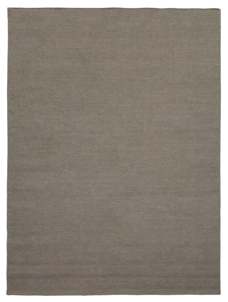 Natural Wool | Minimalist Sand Flat-weave Carpet