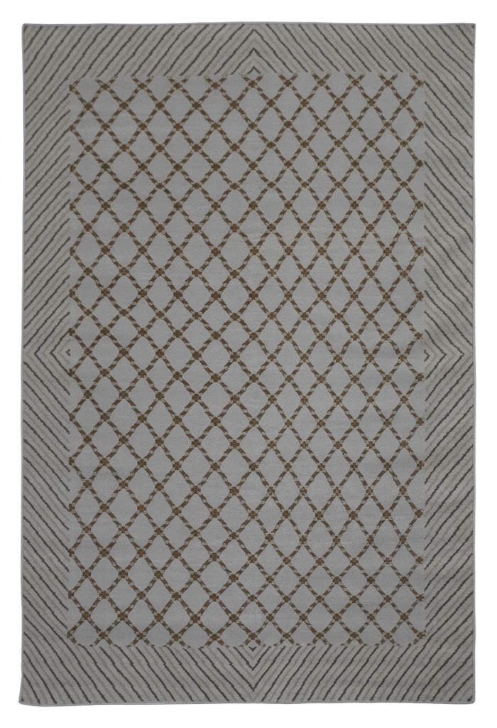 Geometric Grey Flatweave Carpet | 100% New Zealand Wool