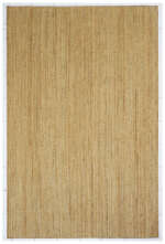 100% Jute Braided Rugs in Stripe style, Natural Brown Color Rug - RC 495