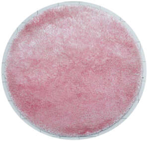 Polyester & BCF Shaggy Rugs in Plain style, PINK Color Rug - SH 78