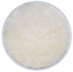 Polyester & BCF Shaggy Rugs in Modern style, WHITE Color Rug - SH 85