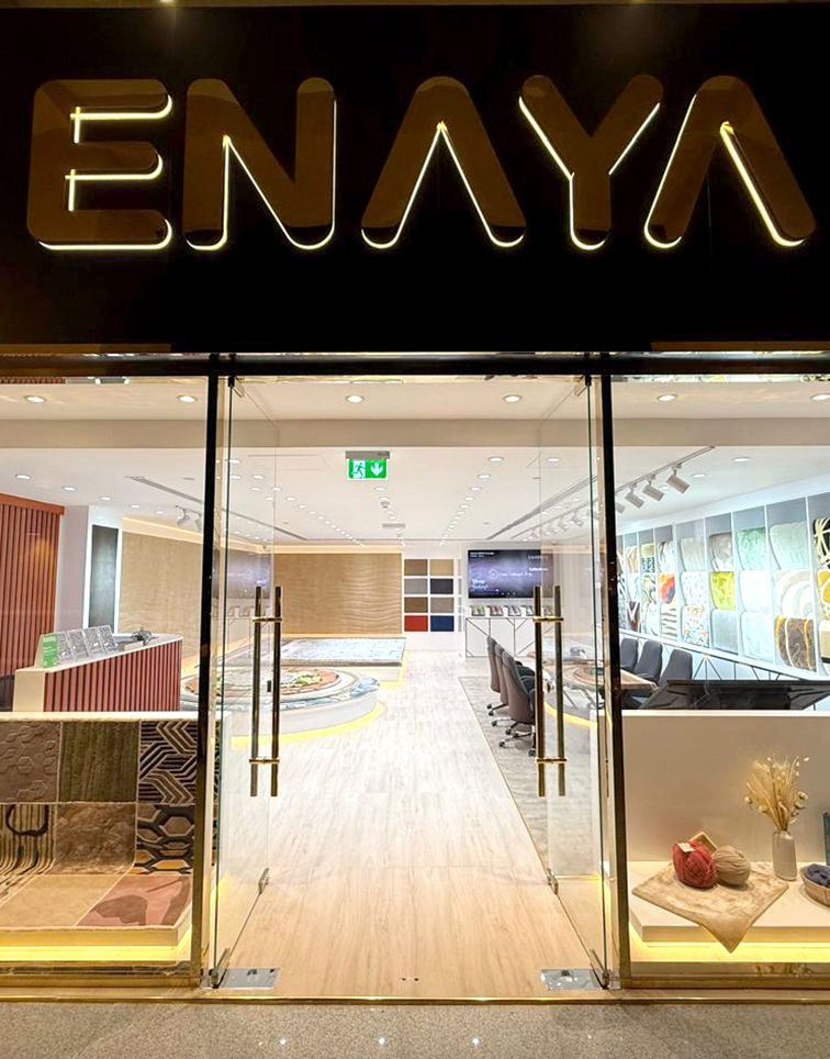 Enaya Rugs, rugs showroom in Al Ain, carpet store Al Ain, luxury rugs UAE, handmade rugs Al Ain