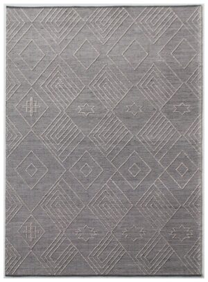 100% New Zealand Hand Woven Rugs in Plain style, Brown Color Rug - RC451