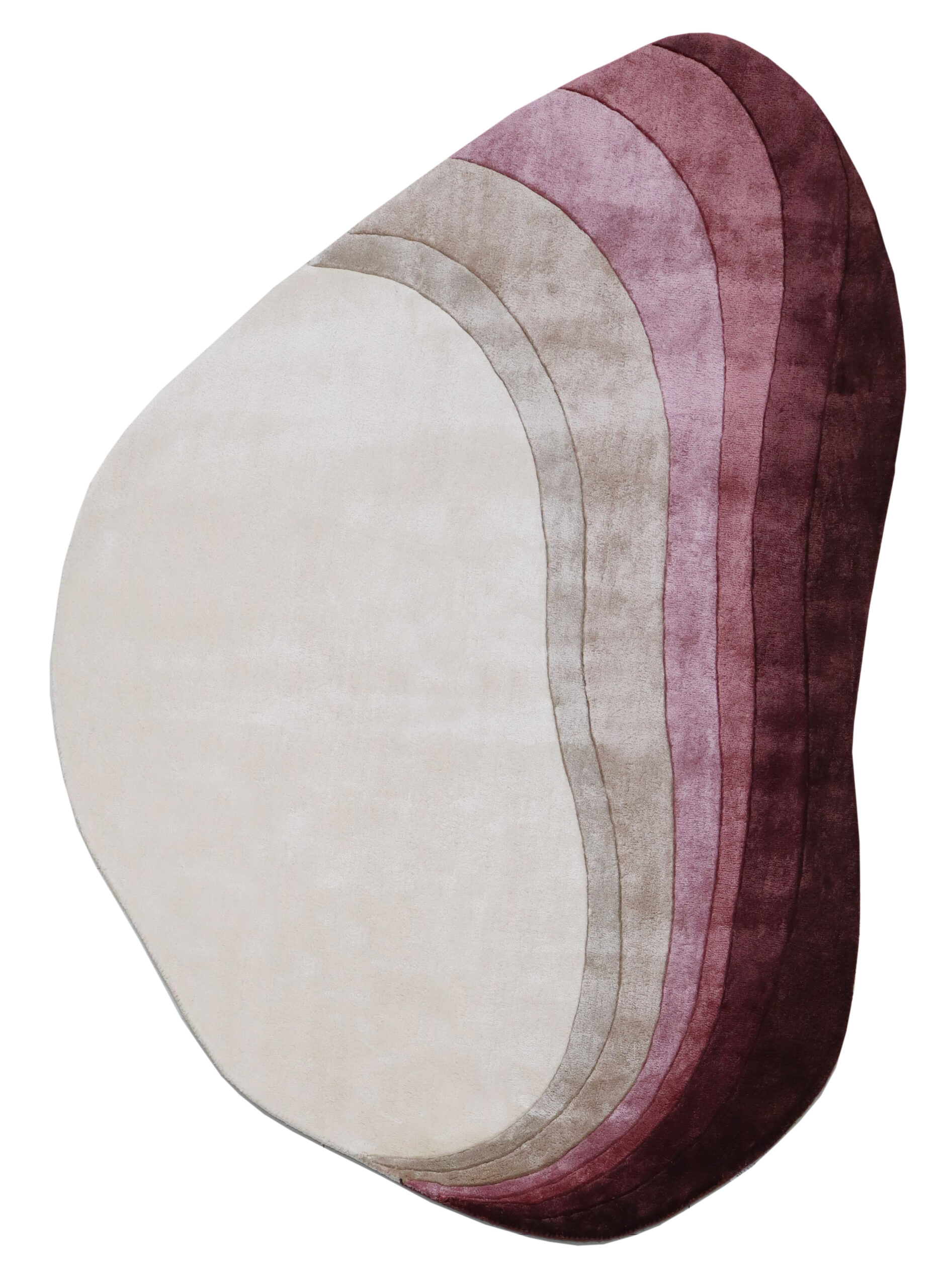 100% Bamboo Silk  Handmade Carpet in Contemporary  style, Multi color Handtufted Rug - RC901