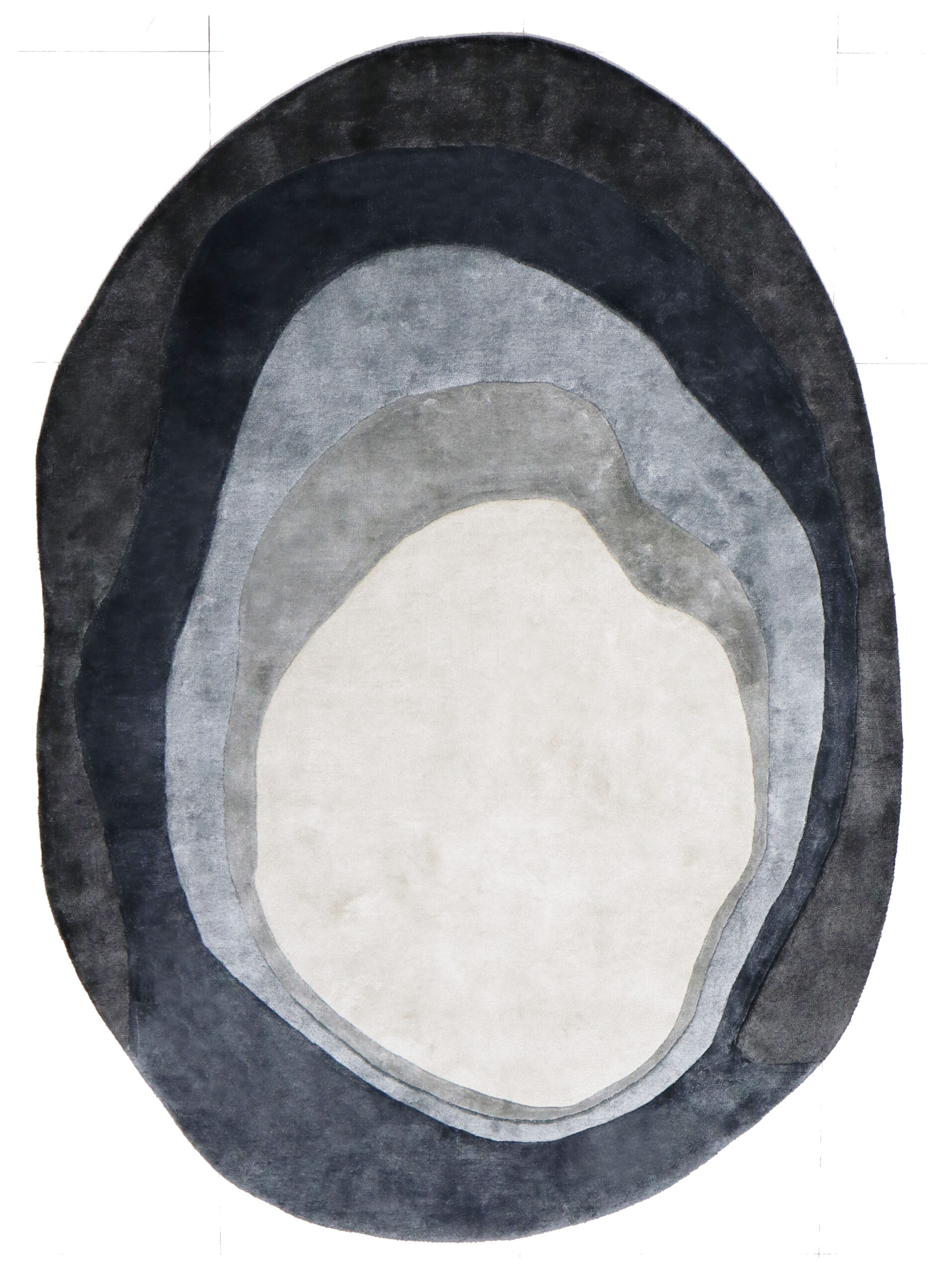 100% Bamboo Silk Handmade Carpet in Modern style, Multi color Handtufted Rug - RC904