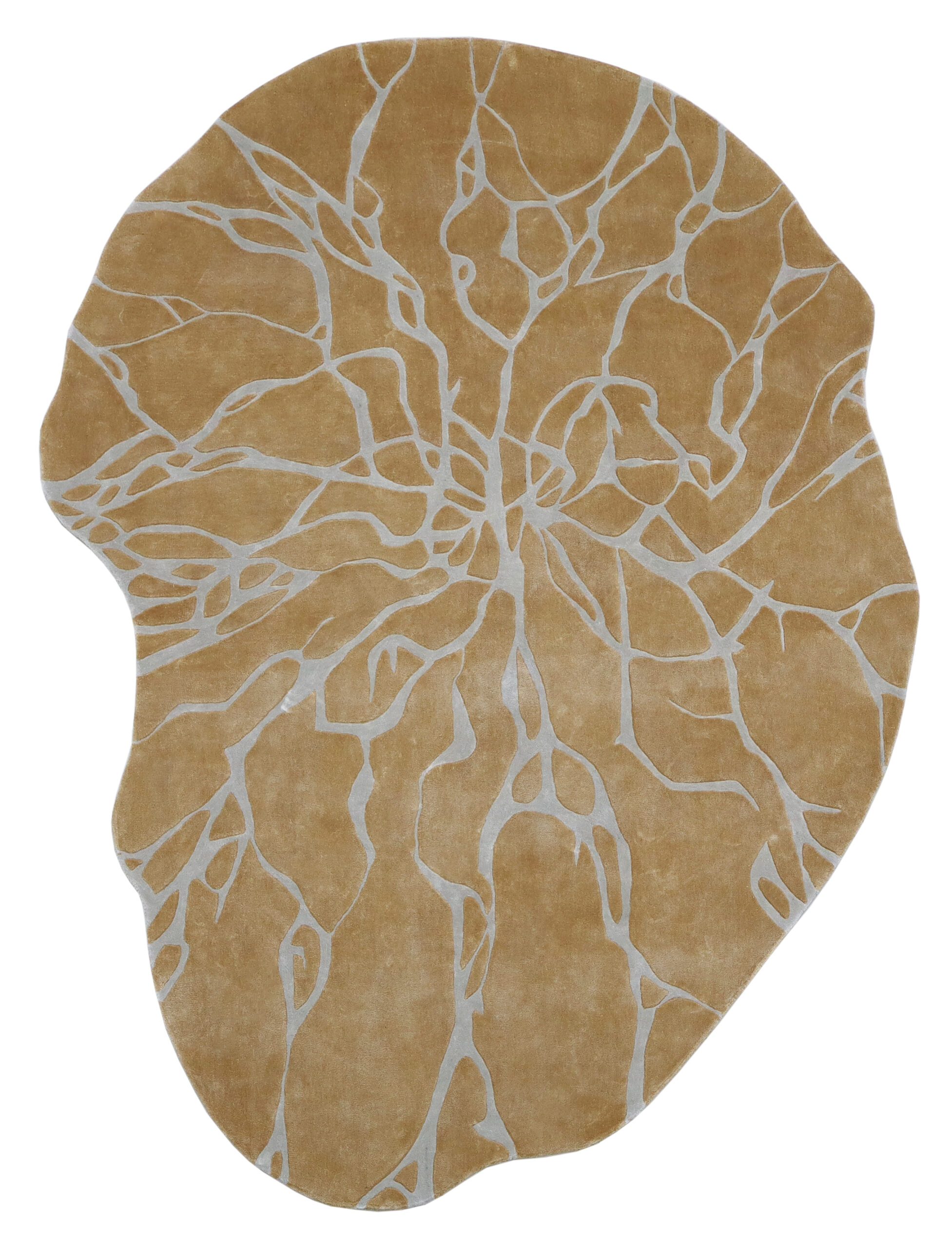 100% Bamboo Silk  Handmade Carpet in Contemporary  style, Multi color Handtufted Rug - RC907