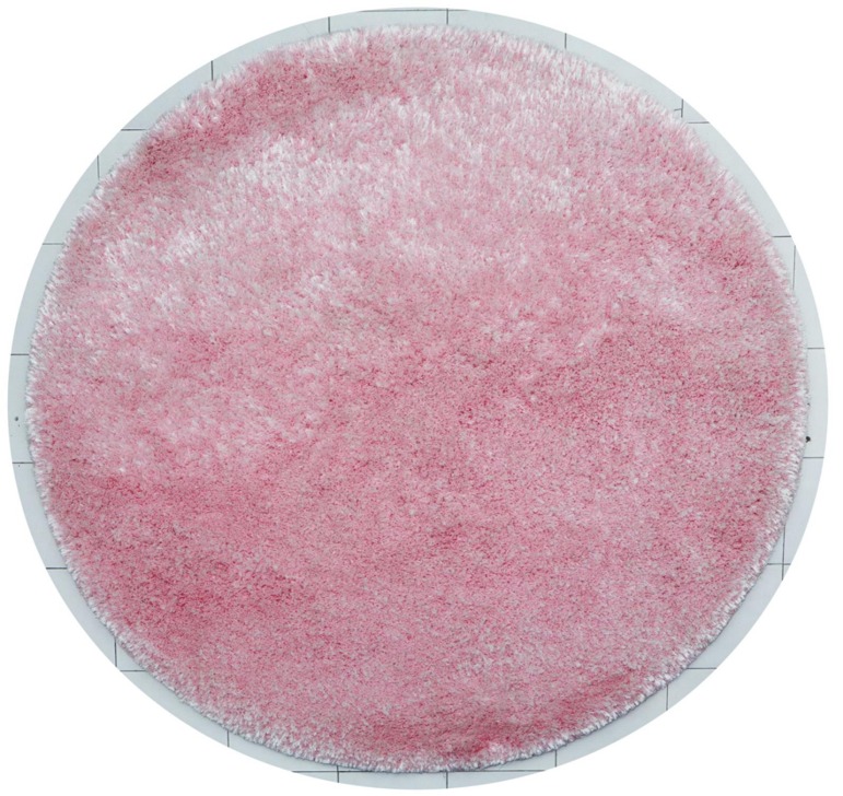 100% Polysester & BCF Handmade Carpet in Plain style, Red color Shaggy Rug - SH79