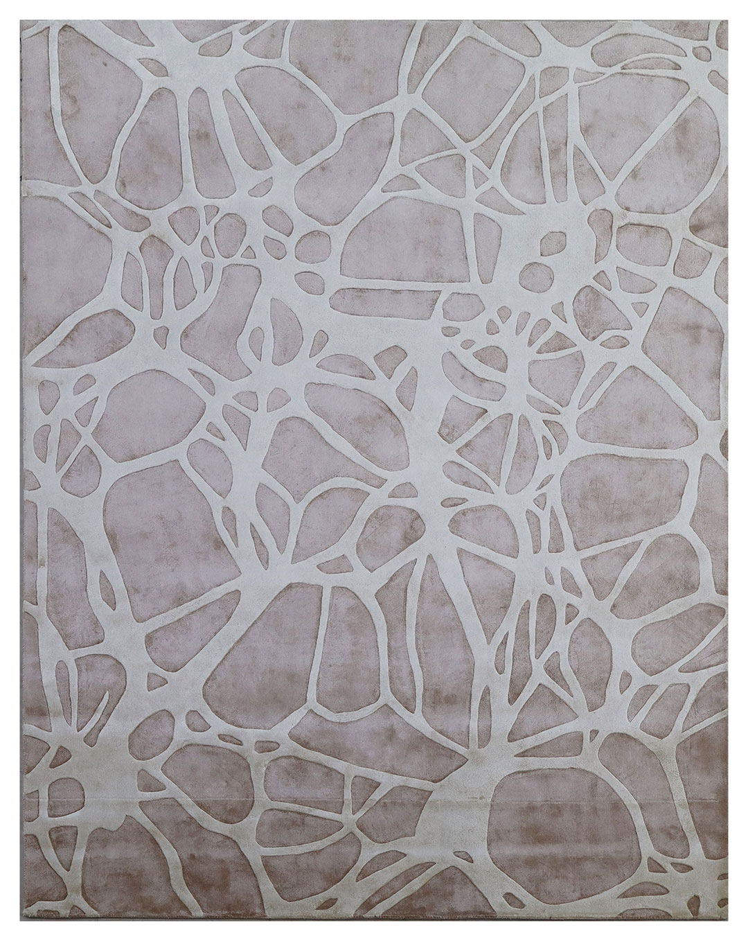 100% New Zealand Wool Handmade Carpet in Contemporary style, Multi color Handtufted Rug - RC923