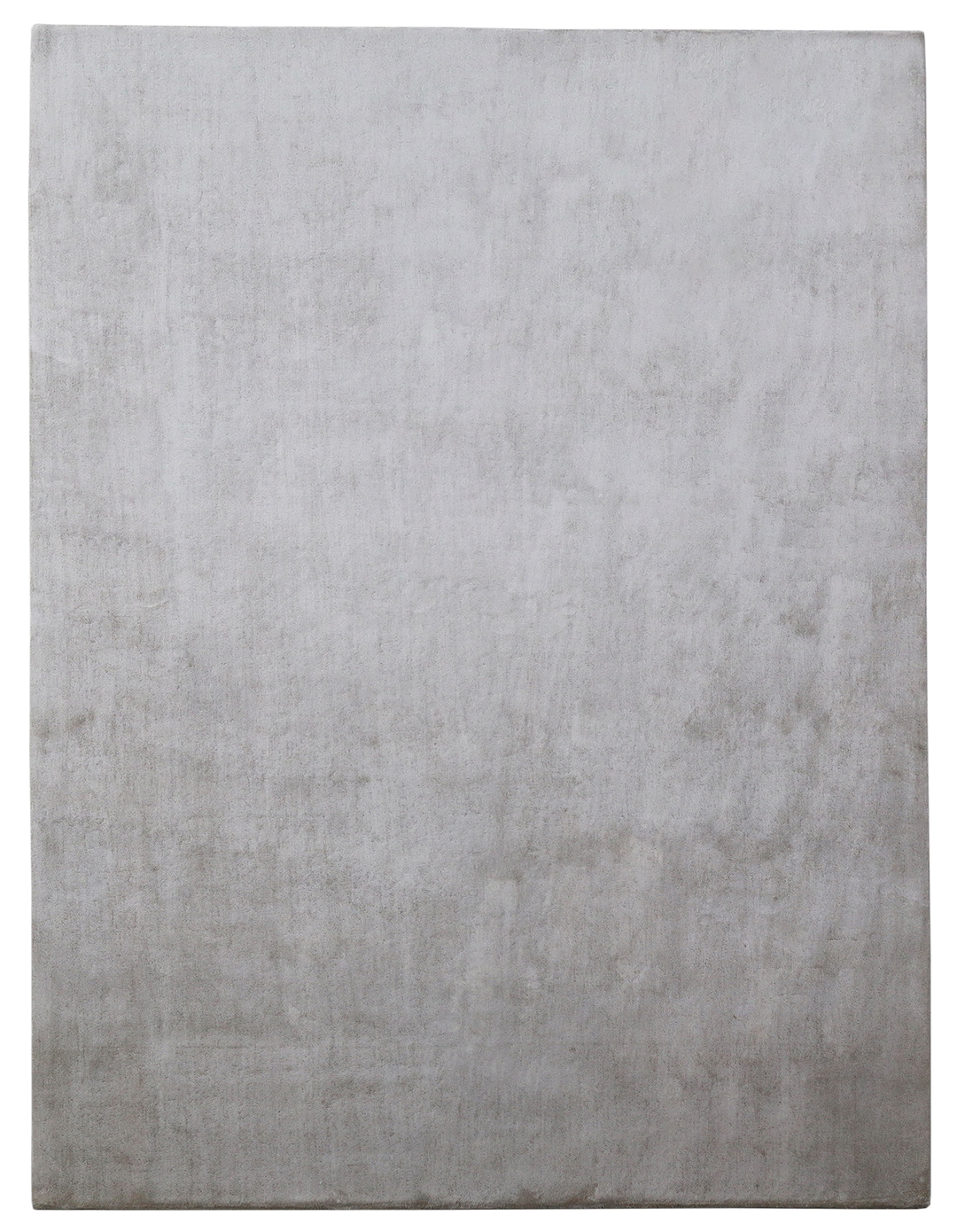 100% Tencel Wool Handmade Carpet in Plain style, Grey color Handtufted Rug - RC939