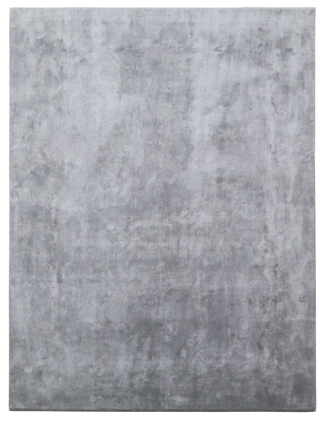 100% Tencel Wool Handmade Carpet in Plain style, Grey color Handtufted Rug - RC948