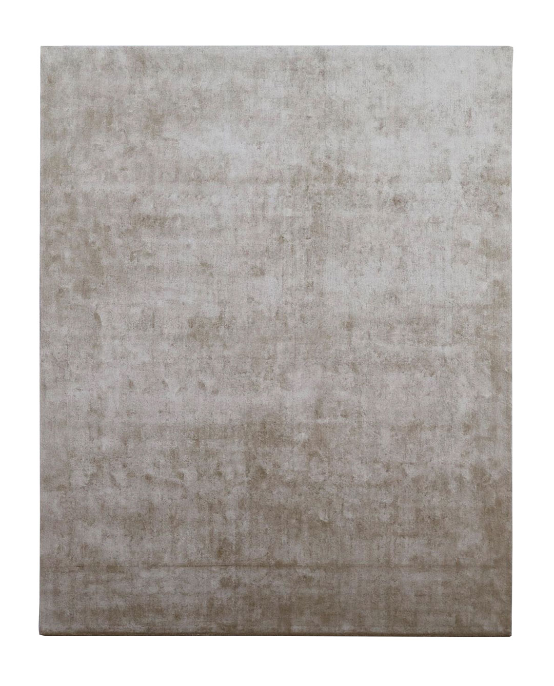 100% Tencel Wool Handmade Carpet in Plain style, Brown color Handtufted Rug - RC952