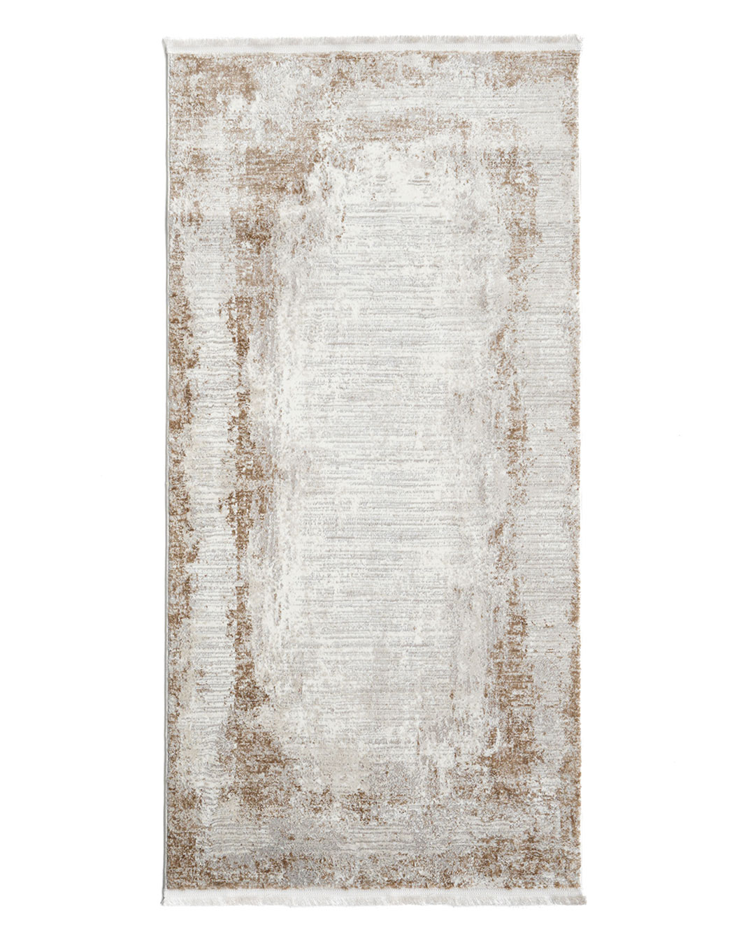 100% Polysester Machine Made Carpet, Cream Gold Color - MR359