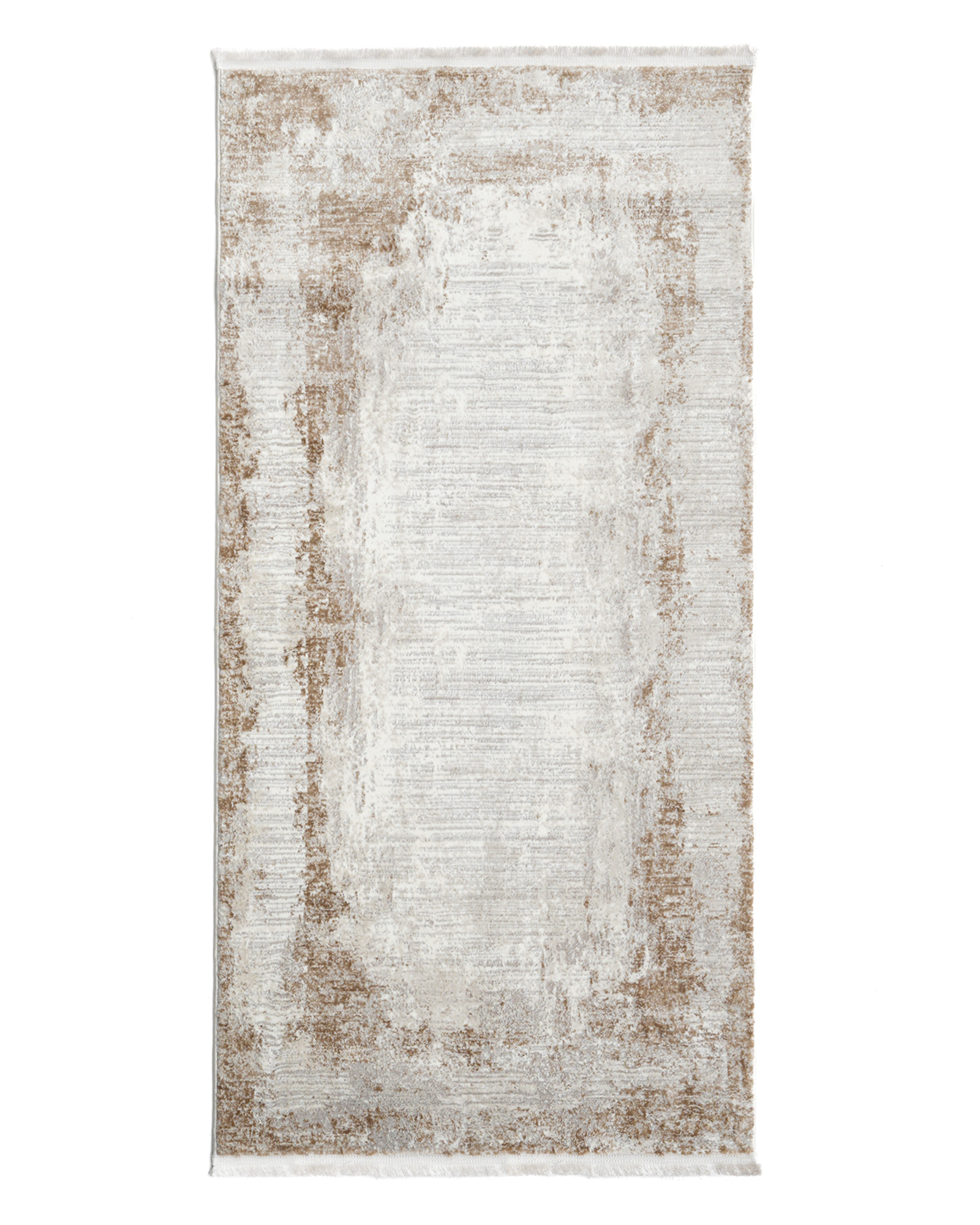 100% Polysester Machine Made Carpet, Cream Gold Color - MR359