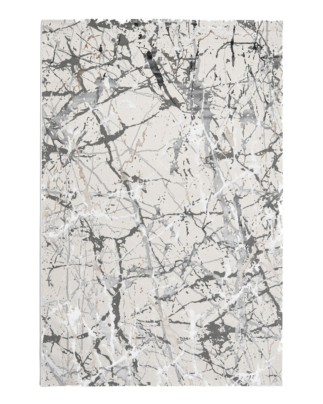 100% Polysester Machine Made Carpet, Cream Grey Color - MZ29C