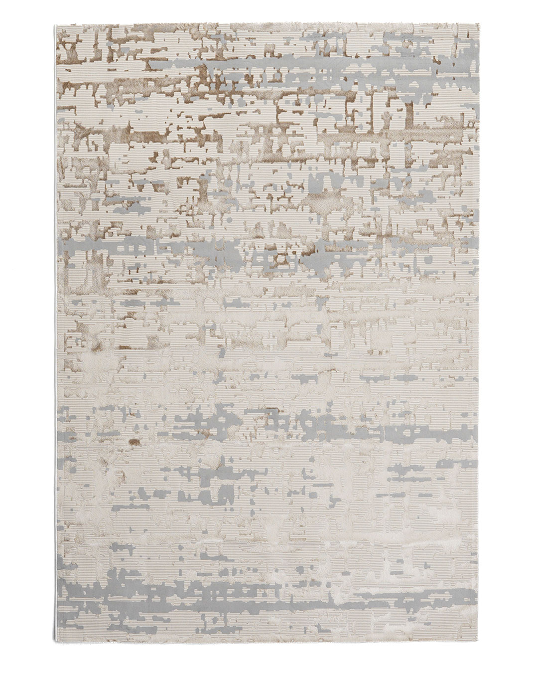 100% Polysester Machine Made Carpet, Beige Grey Color - MZ40K