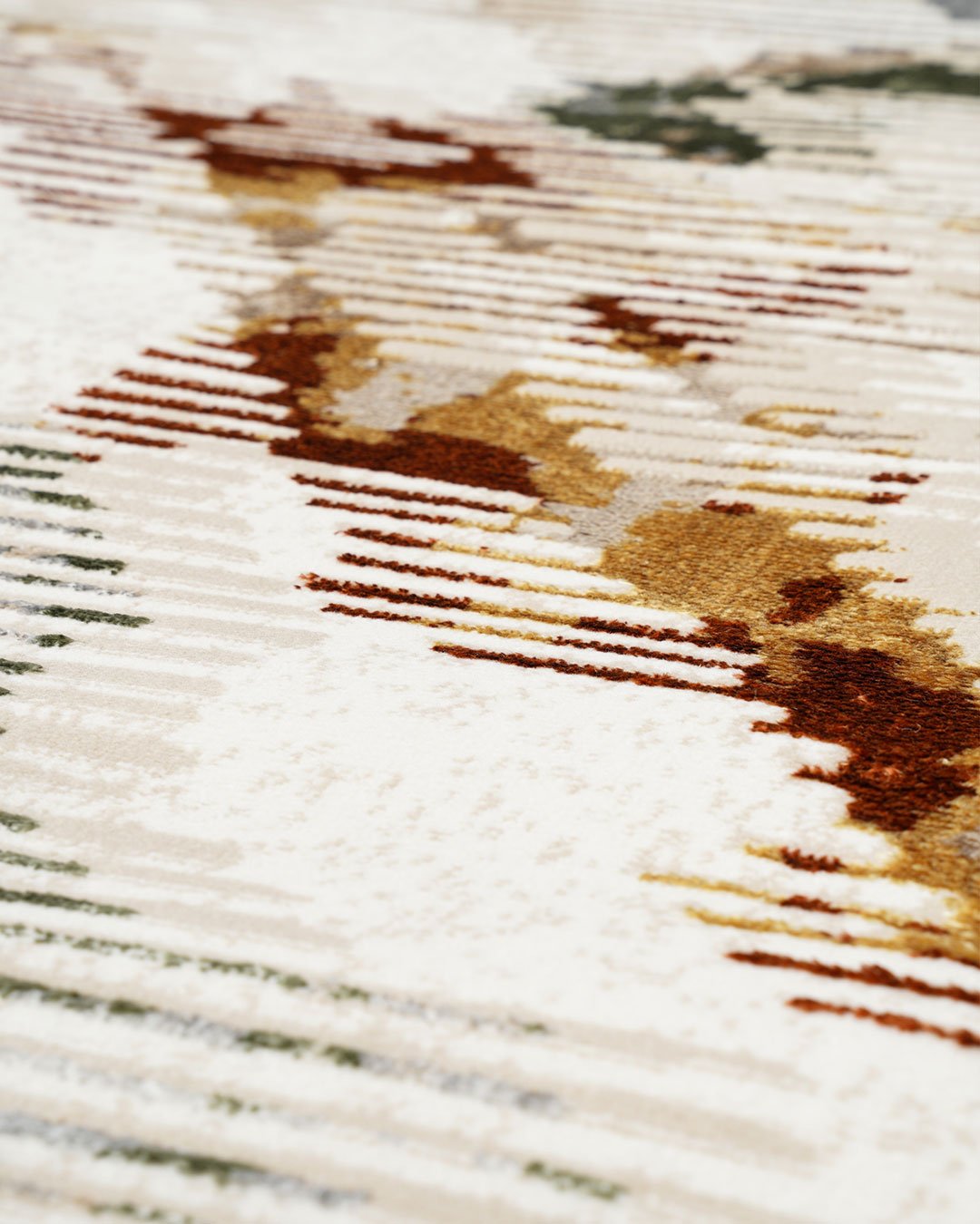 100% Polysester Machine Made Carpet, ,Multi Beige Color - NK73A