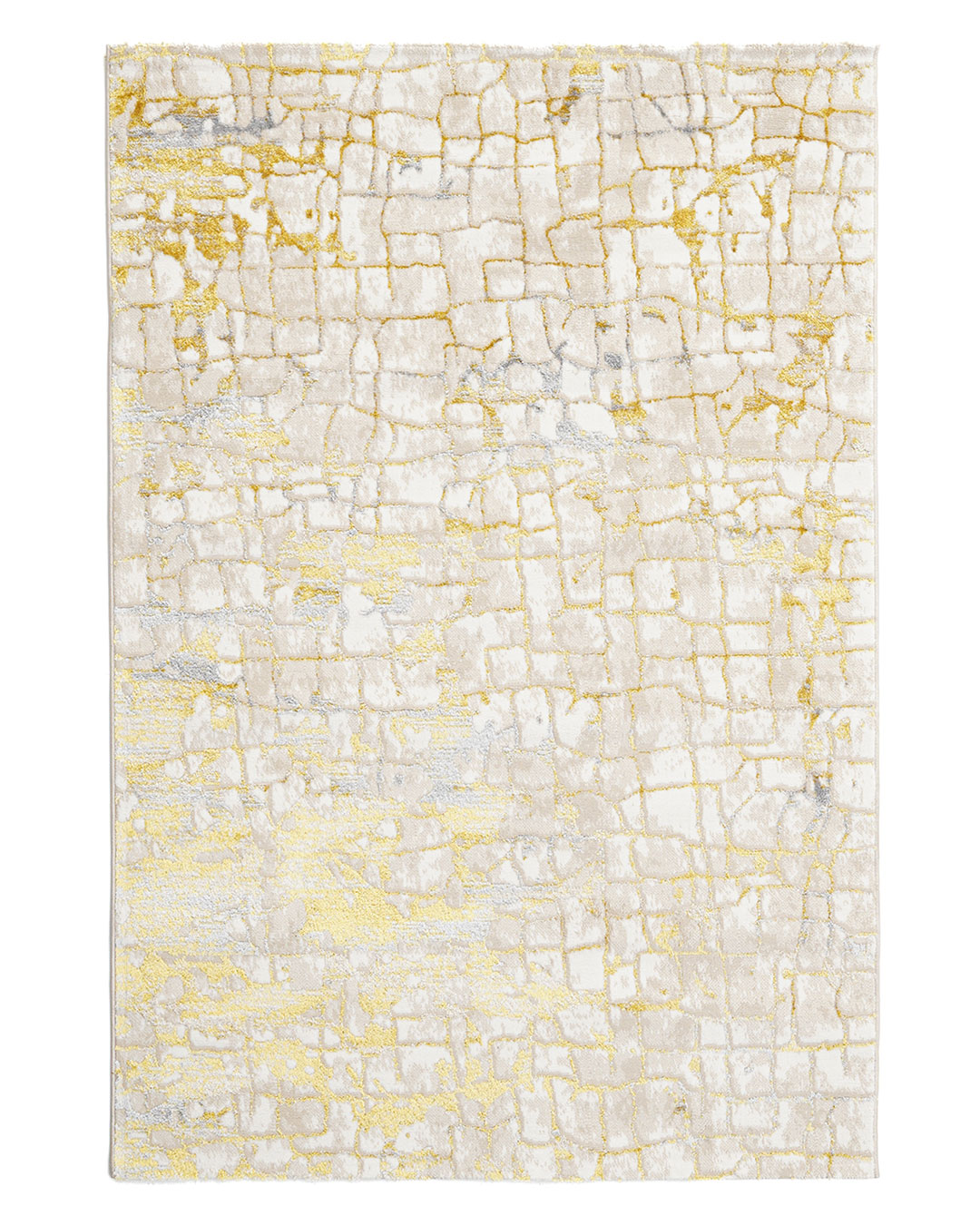 100% Polysester Machine Made Carpet, Beige Gold Color - NK81A