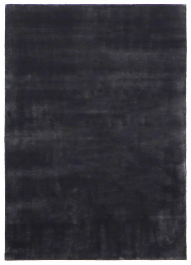 100% Bamboo Silk | Minimalist Blue Color Hand-tufted Rug - RC832
