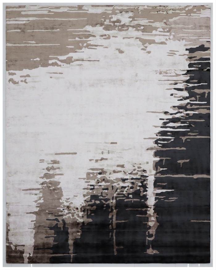100% Bamboo Silk | Modern Multi Color Rug Hand-tufted Rug - RC857