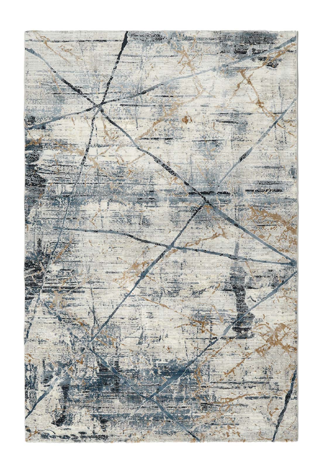 Machine Woven Area Rug,  Modern Grey Navy Color High-End Style  - MR339