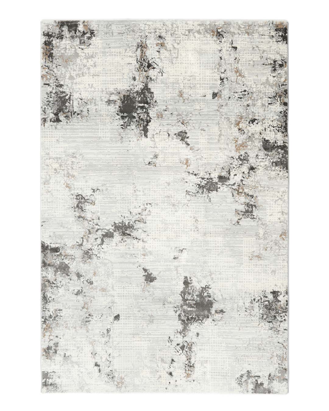 Machine Woven Area Rug,  Contemporary Grey Color High-End Style  - MR615