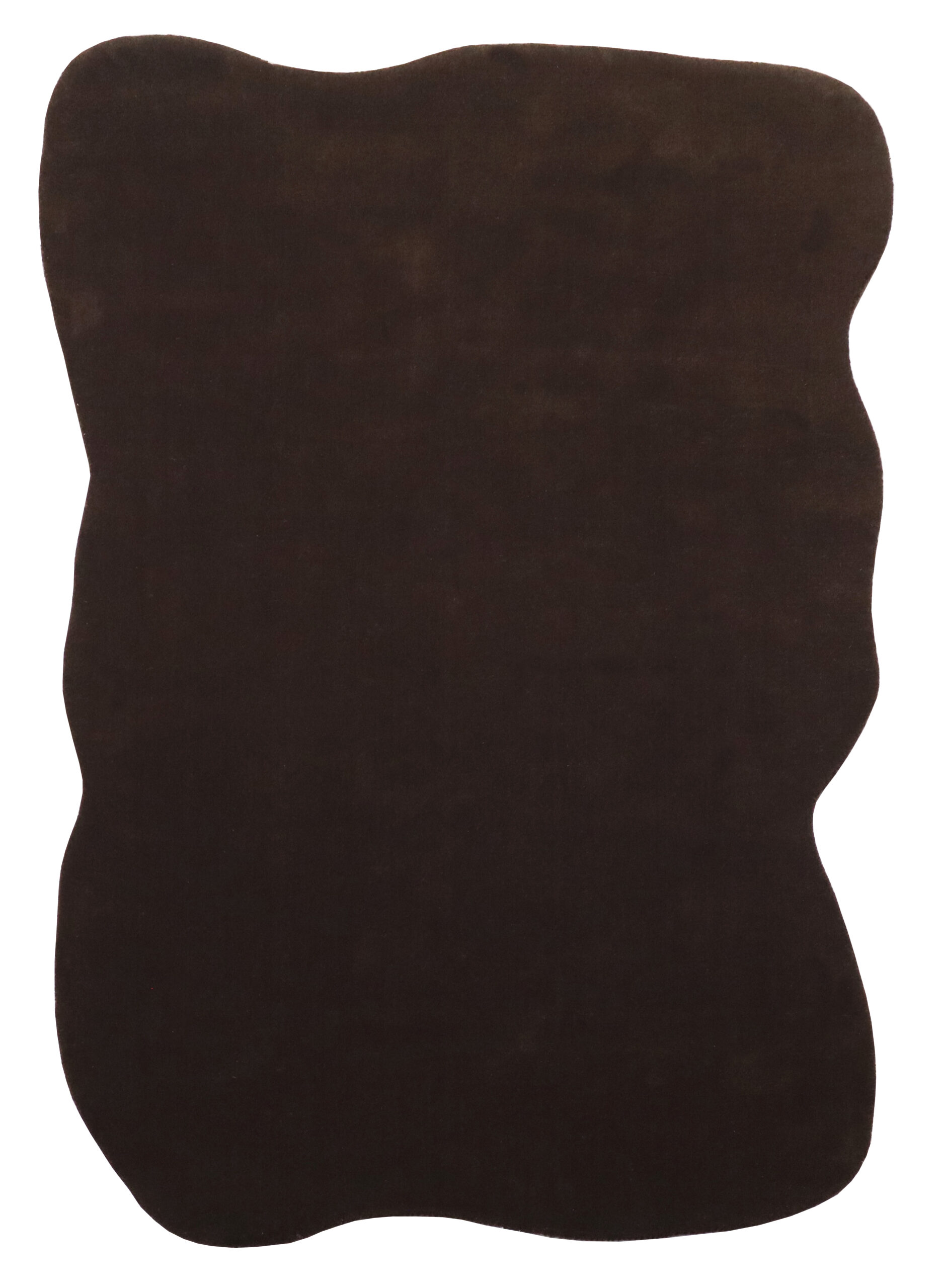 Handmade Irregular Brown Carpet | 100% Wool Rug