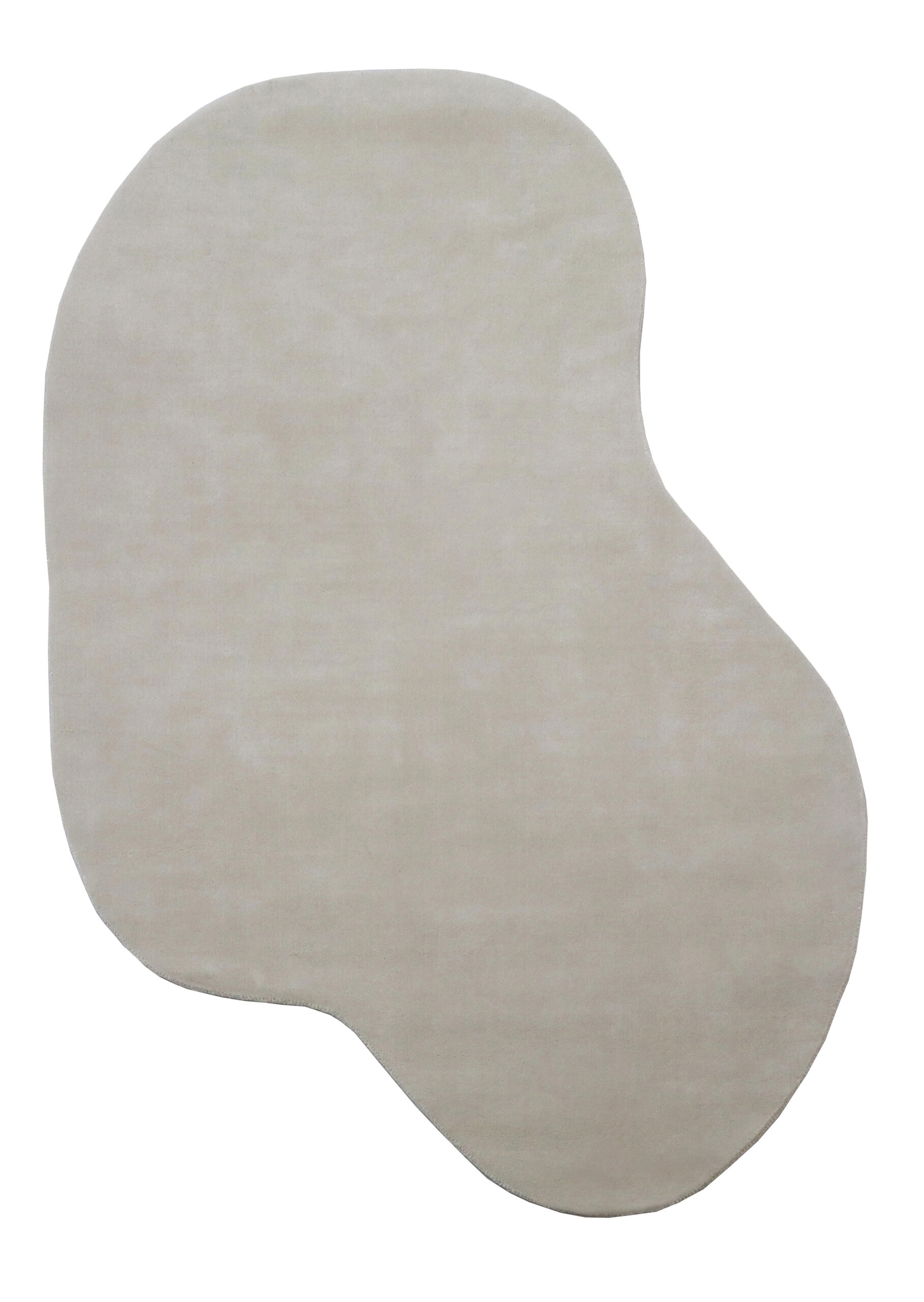 Handmade Irregular Brown Carpet | 100% Wool Rug